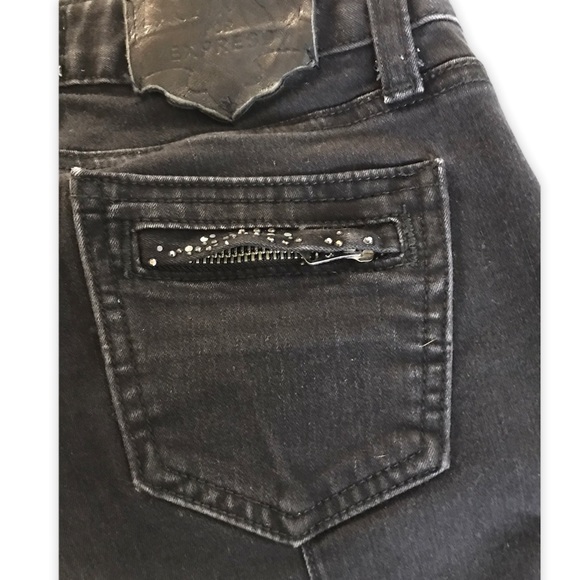 EXPRESS Moto Legging Jewel Thigh Zip Back pocket - Picture 9 of 13